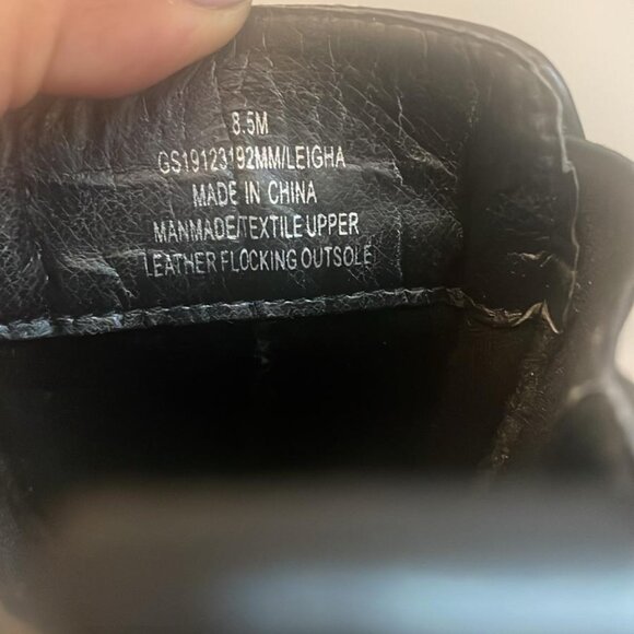 Stylish Black Chunky Chelsea Boots - Size 8.5 - Picture 6 of 9